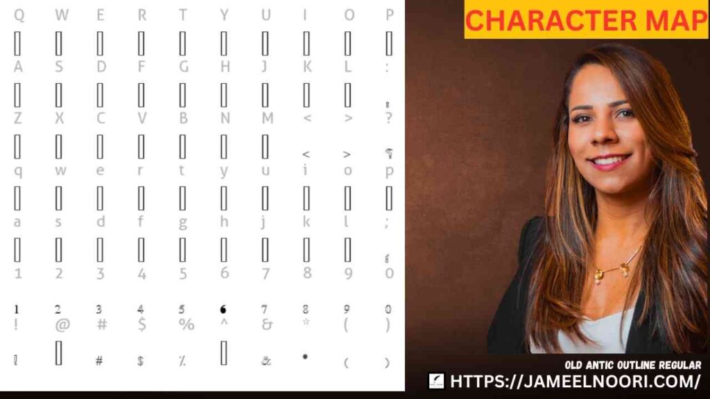 Download Urdu font Old Antic Outline Regular