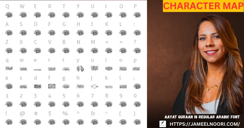 Aayat Quraan 18 Regular Arabic Font Preview and Usage